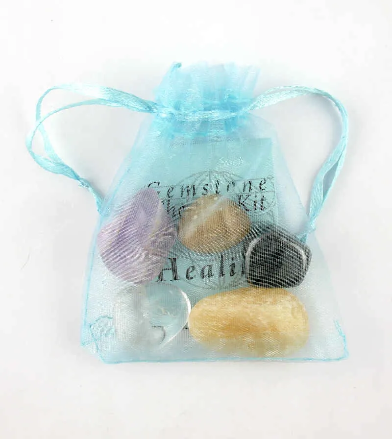 5 Piece Healing Gemstones Kit