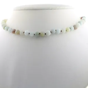 6mm Matte Stone Knotted Choker