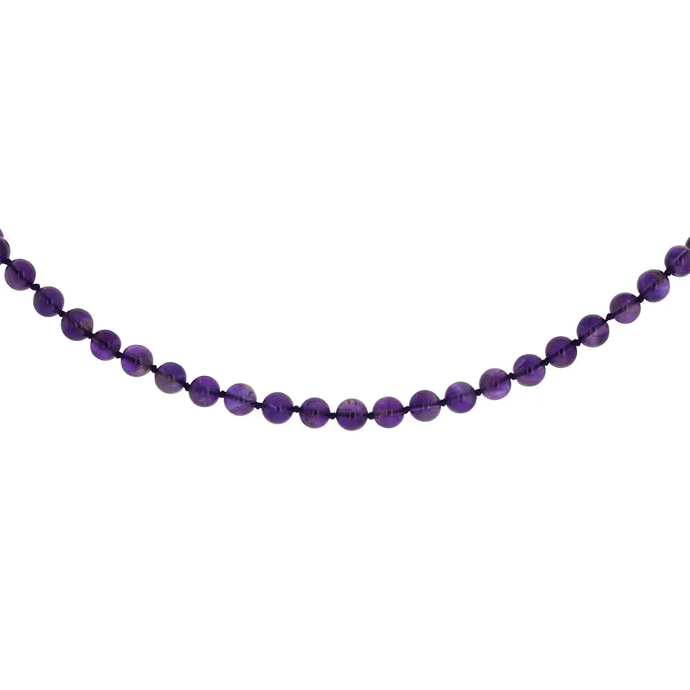 6mm Matte Stone Knotted Choker