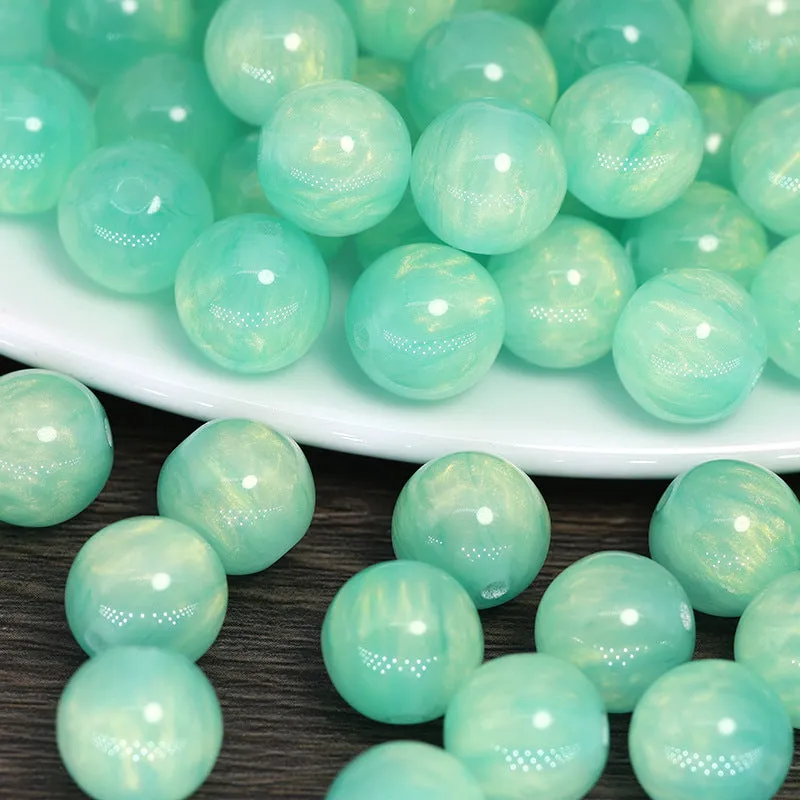 8/10/12mm Round Beads DIY Bracelets Necklace Accessories 50pcs