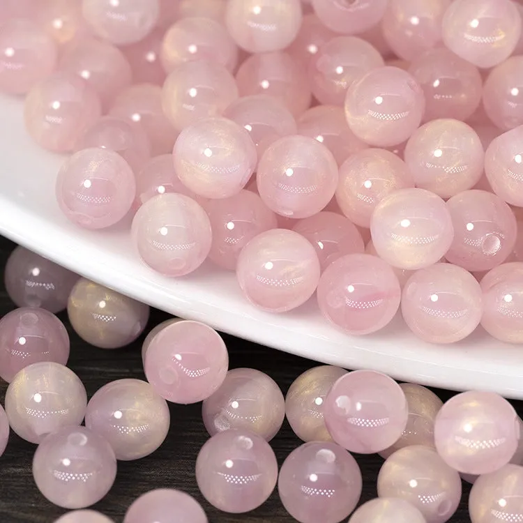 8/10/12mm Round Beads DIY Bracelets Necklace Accessories 50pcs