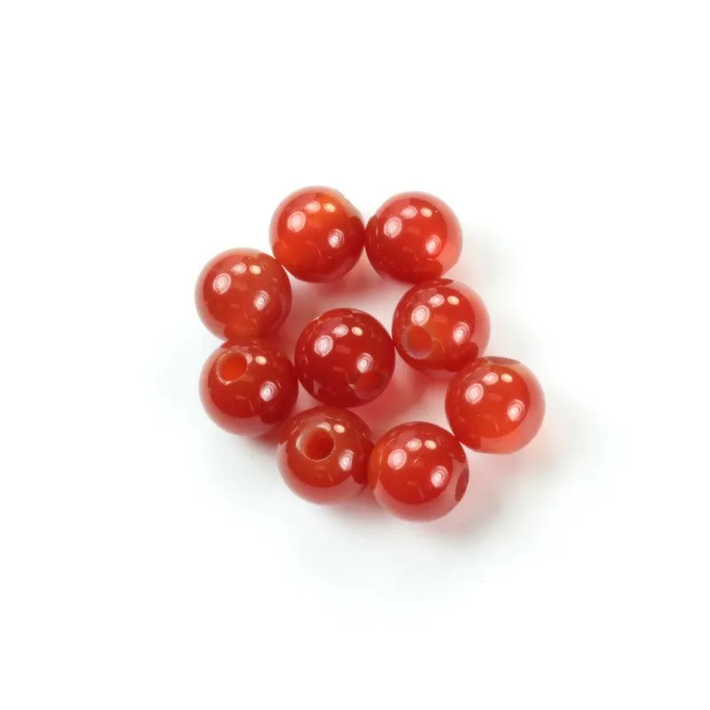 8mm Gemstones with 2.5mm Hole (Sold in Packs of 10)