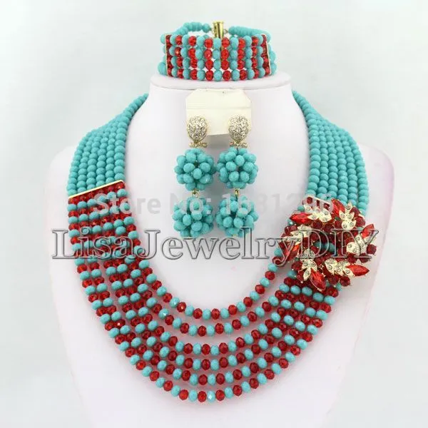 African and Asian Women Choker Necklace Jewelry set