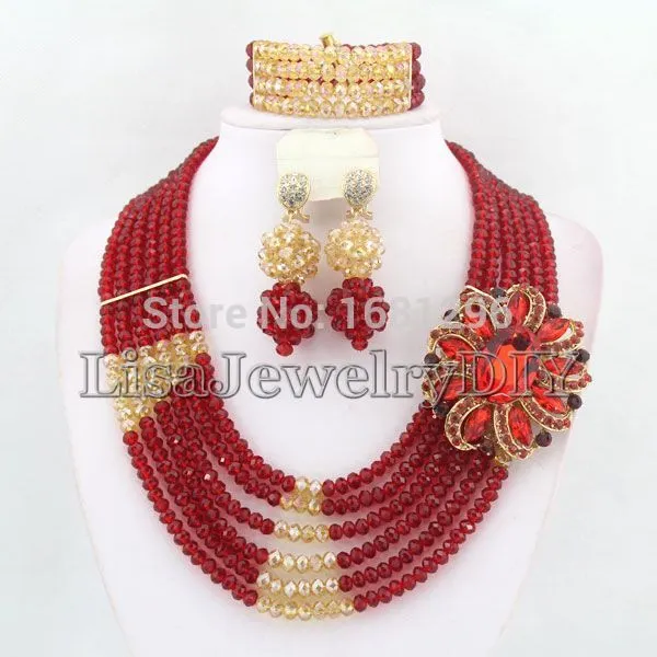 African and Asian Women Choker Necklace Jewelry set