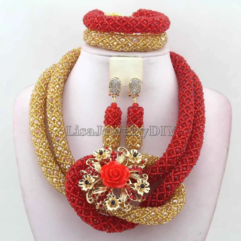 African and Asian Women Choker Necklace Jewelry set