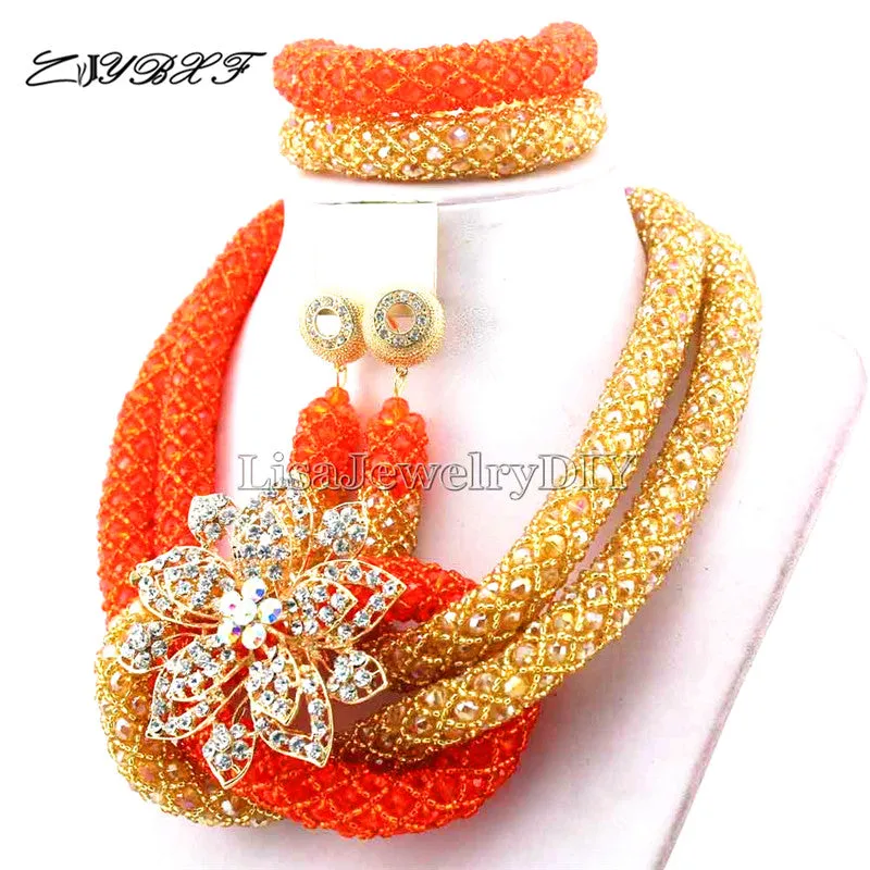 African and Asian Women Choker Necklace Jewelry set