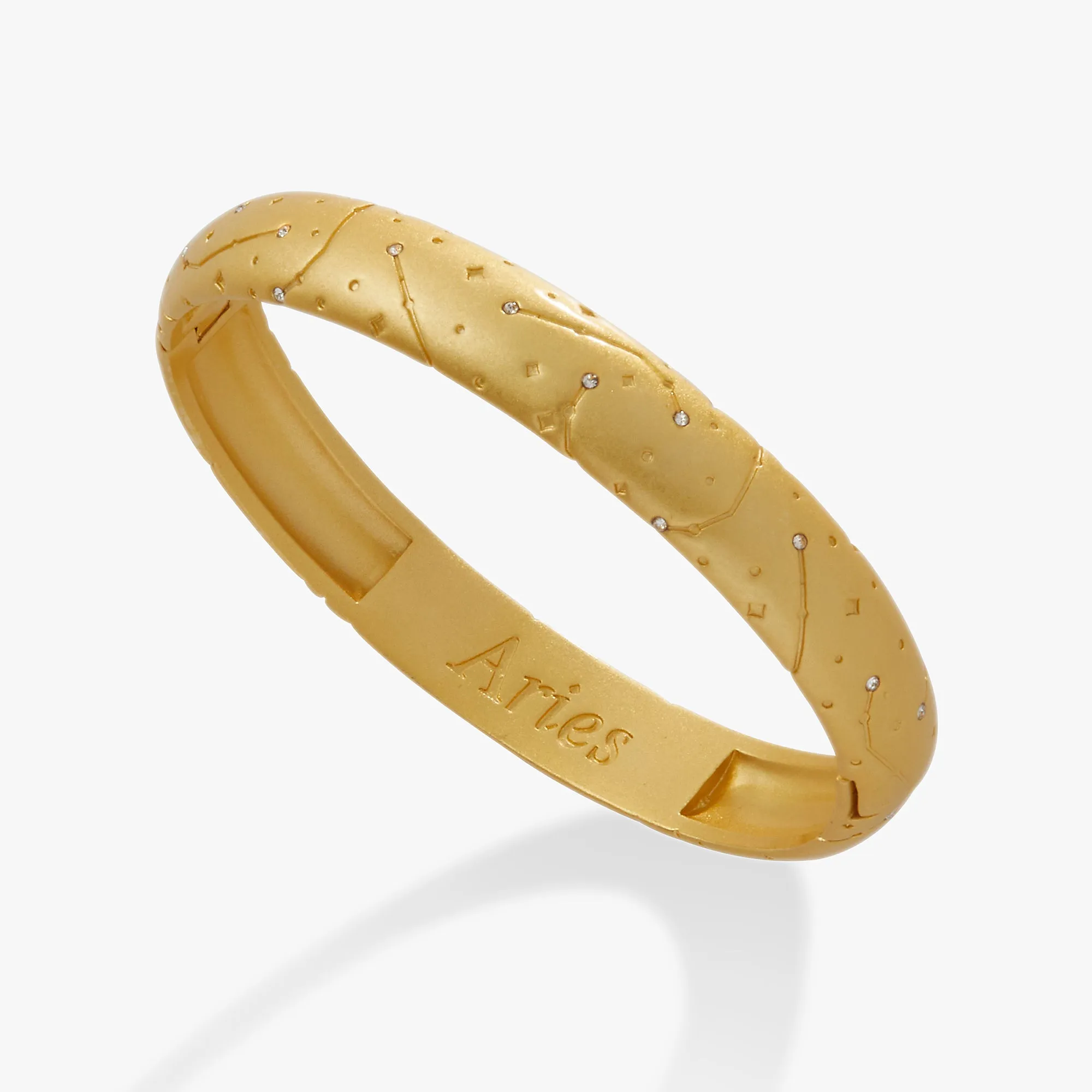 Aries Zodiac Hinge Bangle