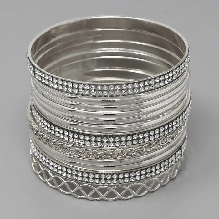 Assorted Bangle Bracelet Set