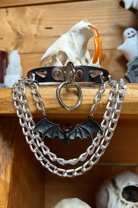 Bat Bites Stacked Choker