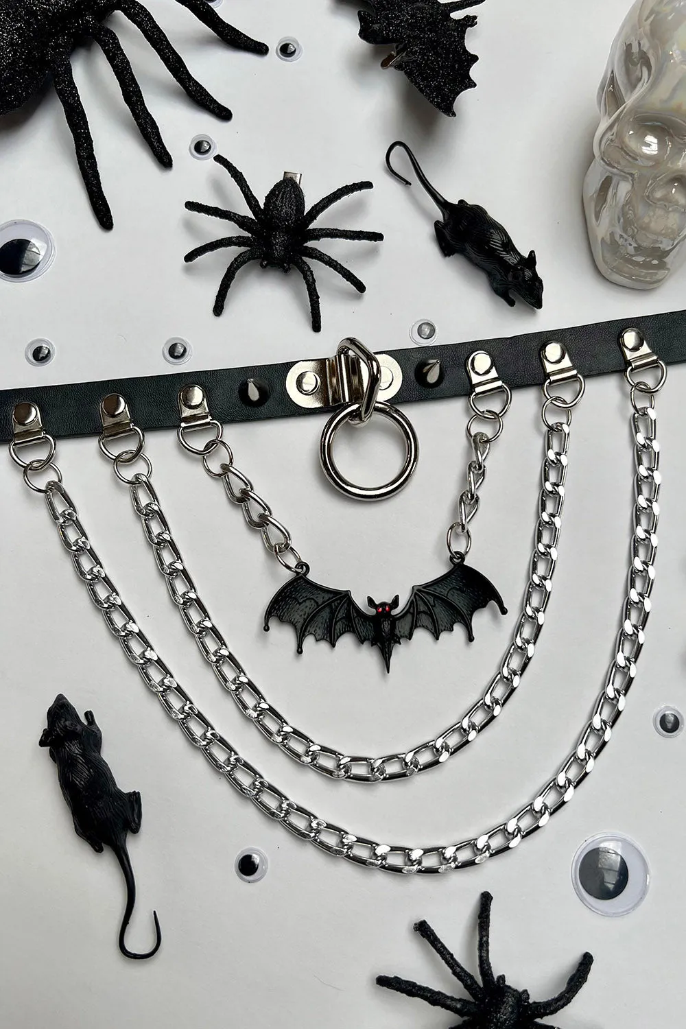 Bat Bites Stacked Choker