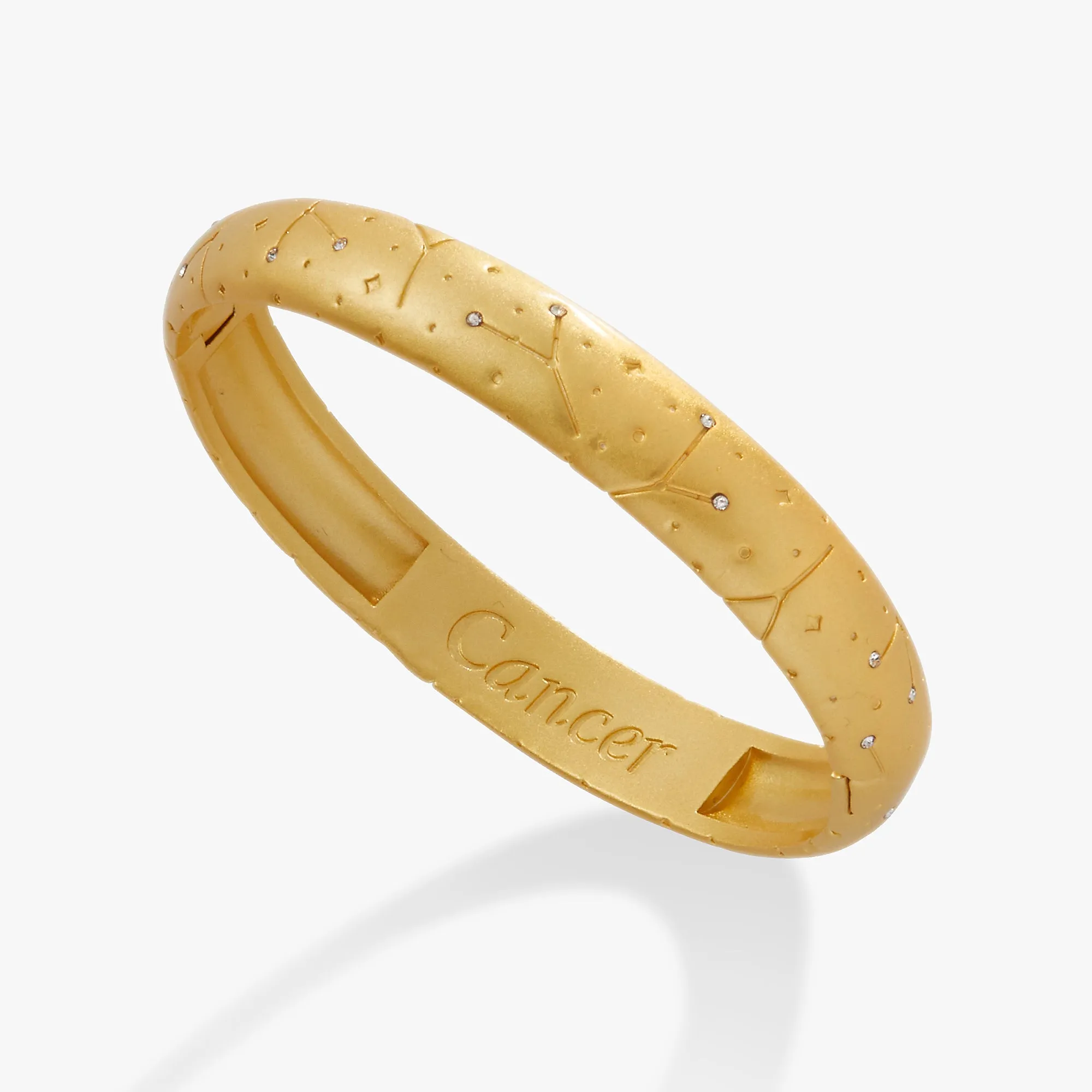 Cancer Zodiac Hinge Bangle