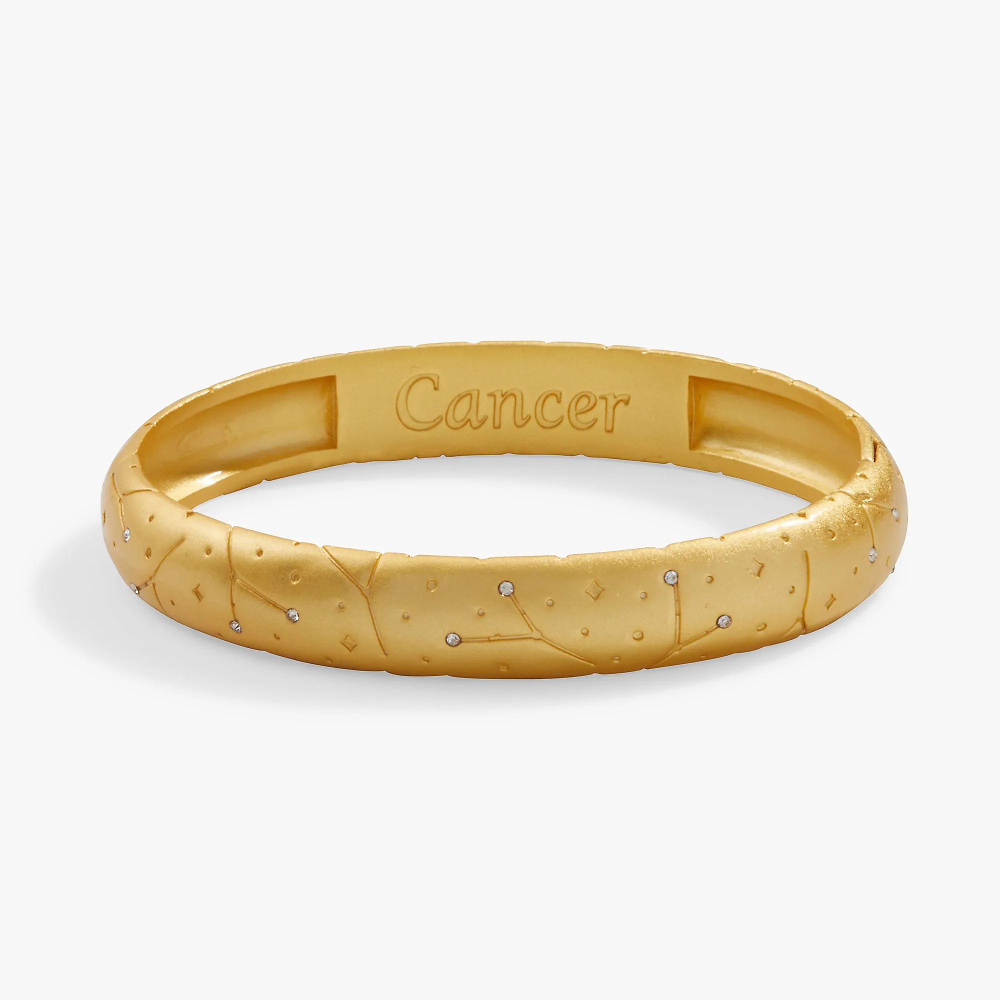 Cancer Zodiac Hinge Bangle