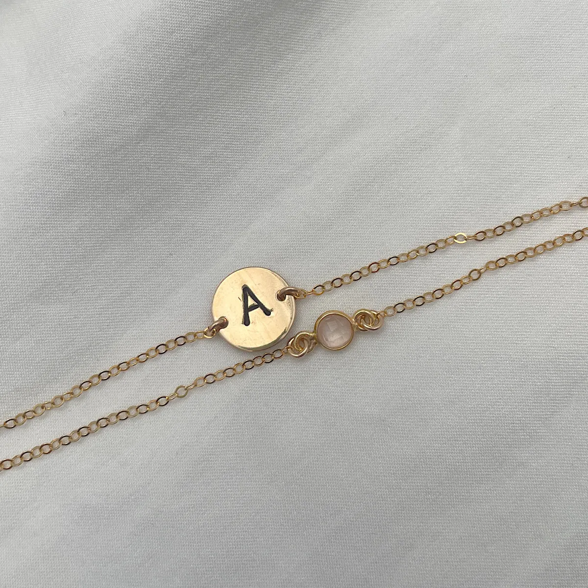 Candy Drop Initial Bracelet