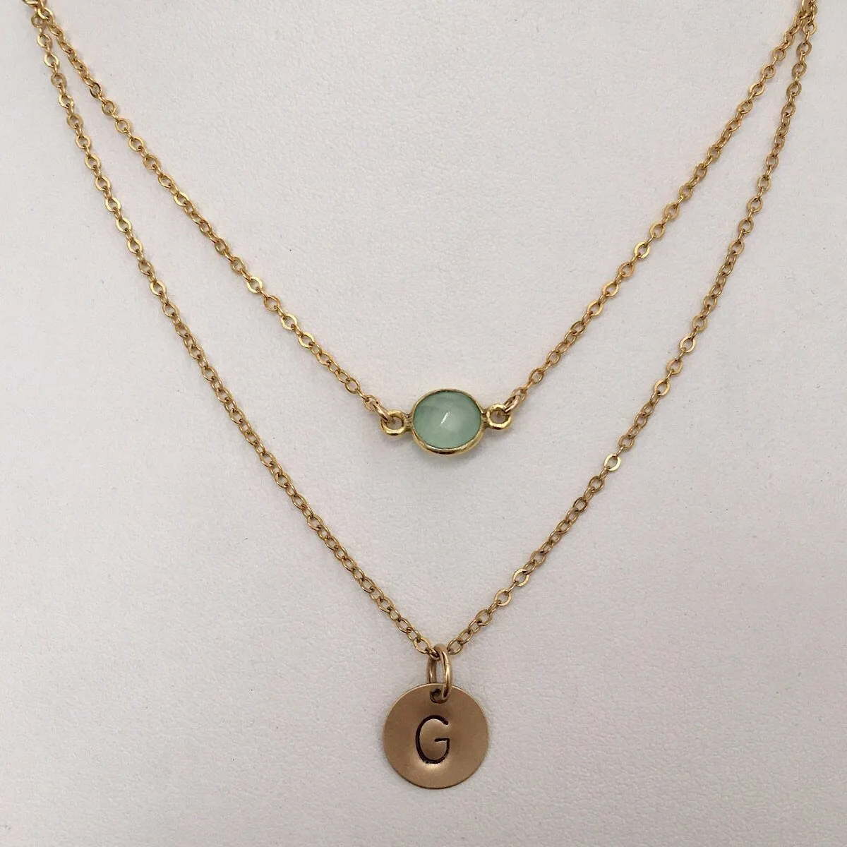 Candy Drop Initial Necklace