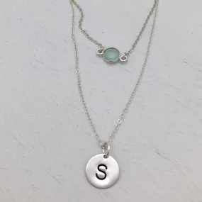 Candy Drop Initial Necklace