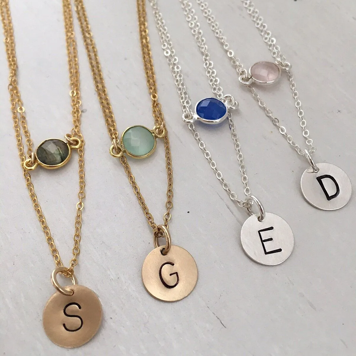 Candy Drop Initial Necklace