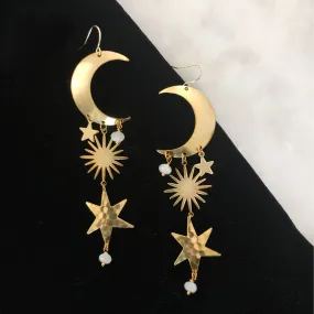 Celestial Drop Earrings