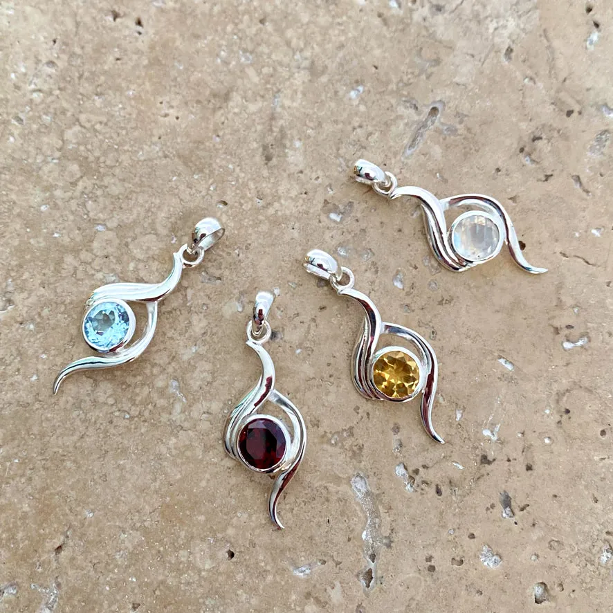 Citrine Pendant - Emilie