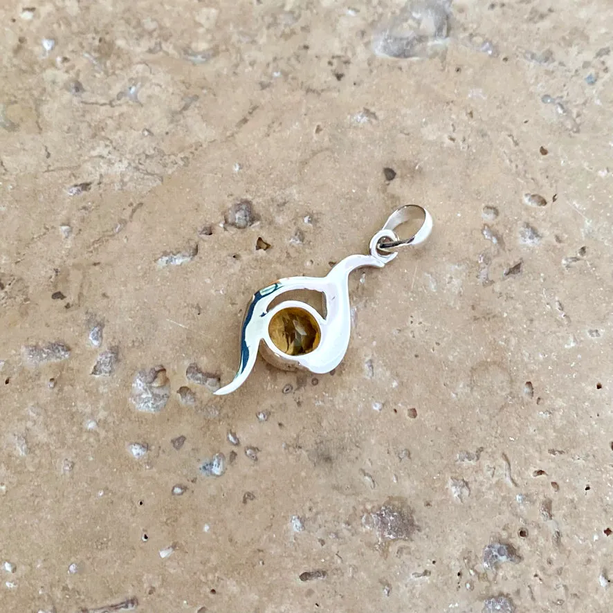 Citrine Pendant - Emilie