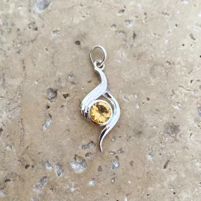 Citrine Pendant - Emilie