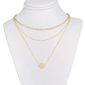 Classic Simplicity Pearl Signature Cross Layers