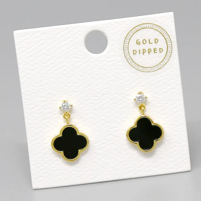 Clover Drop Earrings