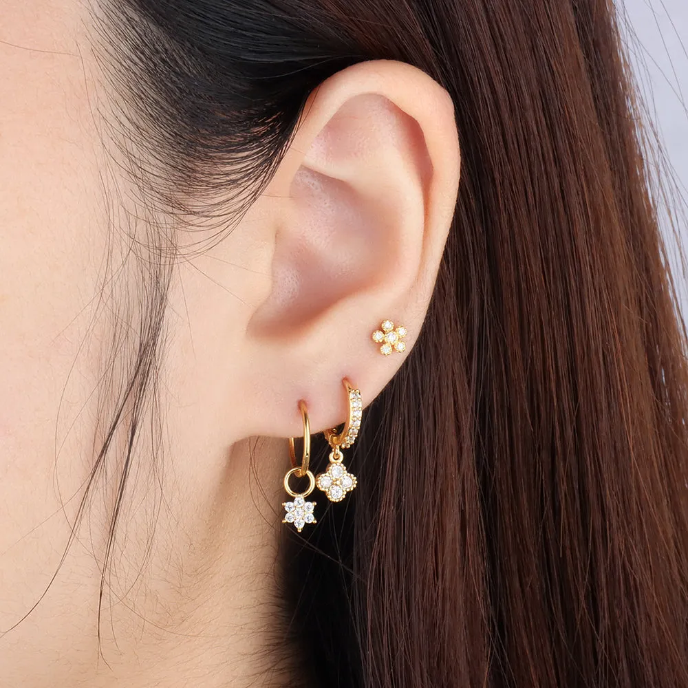 Clover Drop Earrings