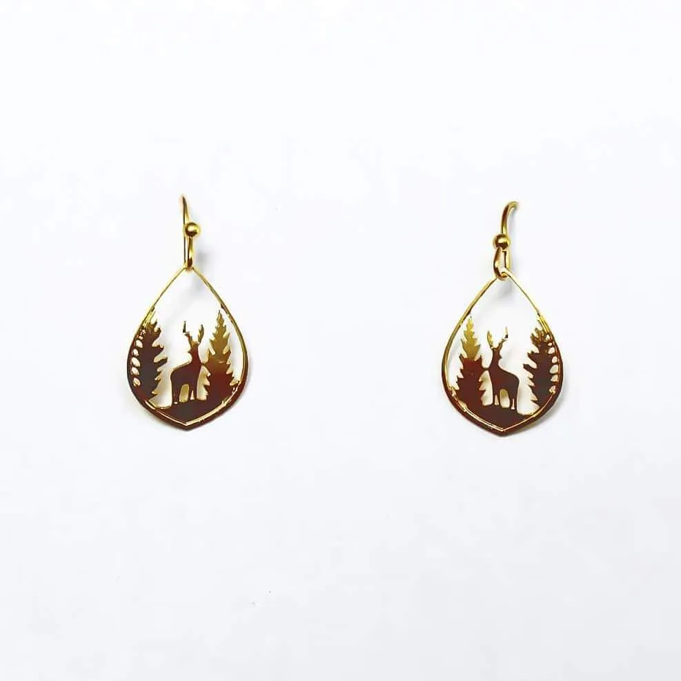 Deer Earrings