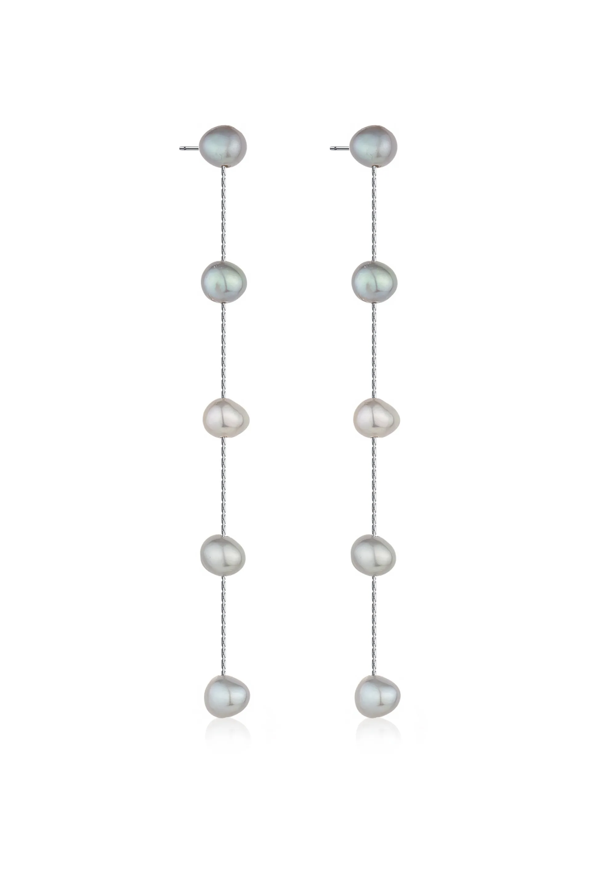 Dripping Pearl Delicate Drop Earrings