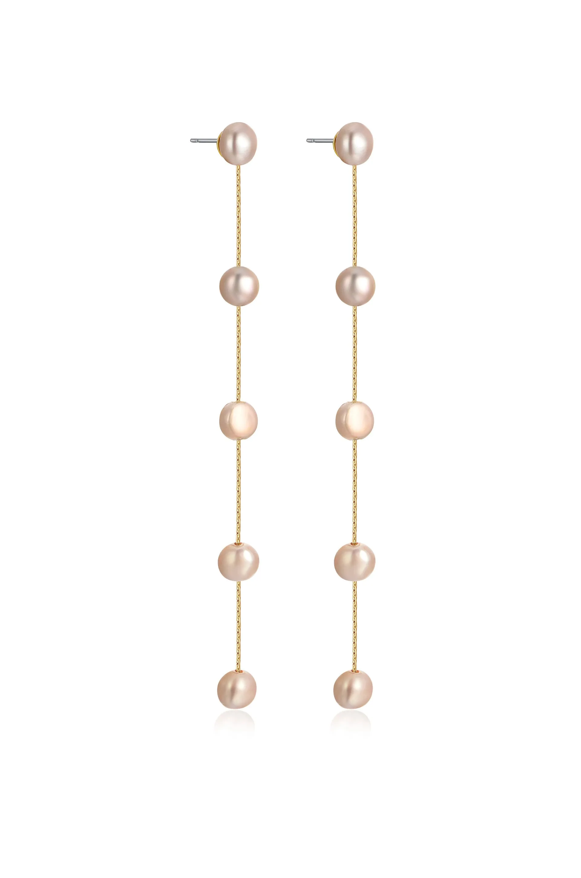 Dripping Pearl Delicate Drop Earrings