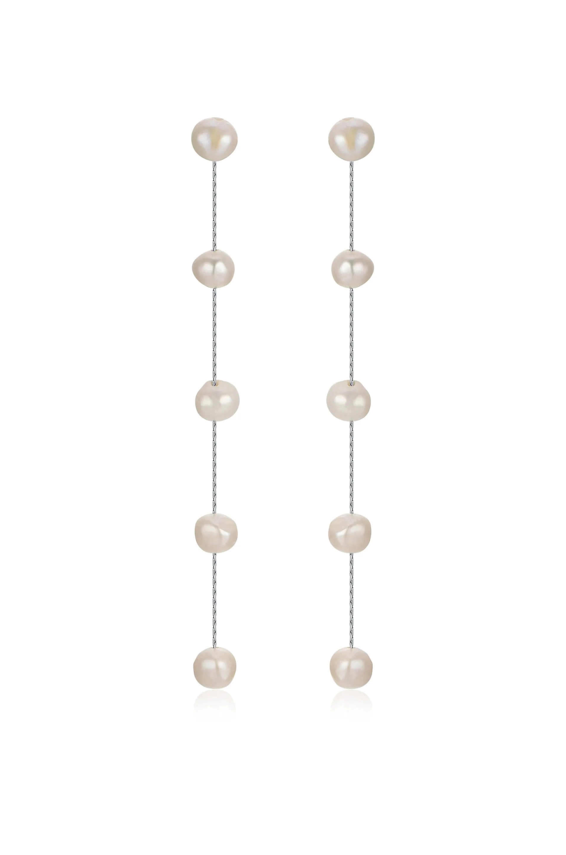 Dripping Pearl Delicate Drop Earrings