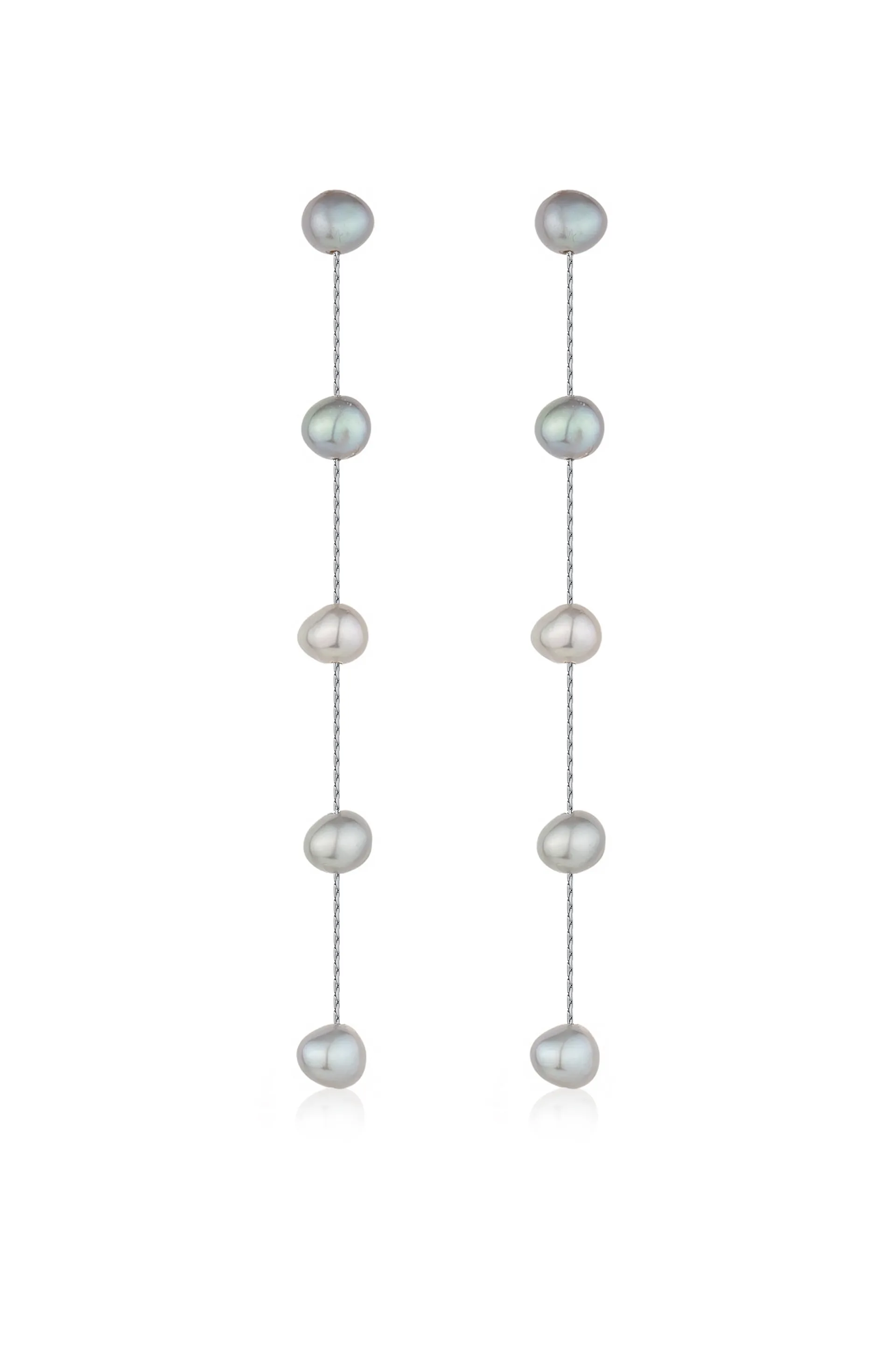 Dripping Pearl Delicate Drop Earrings