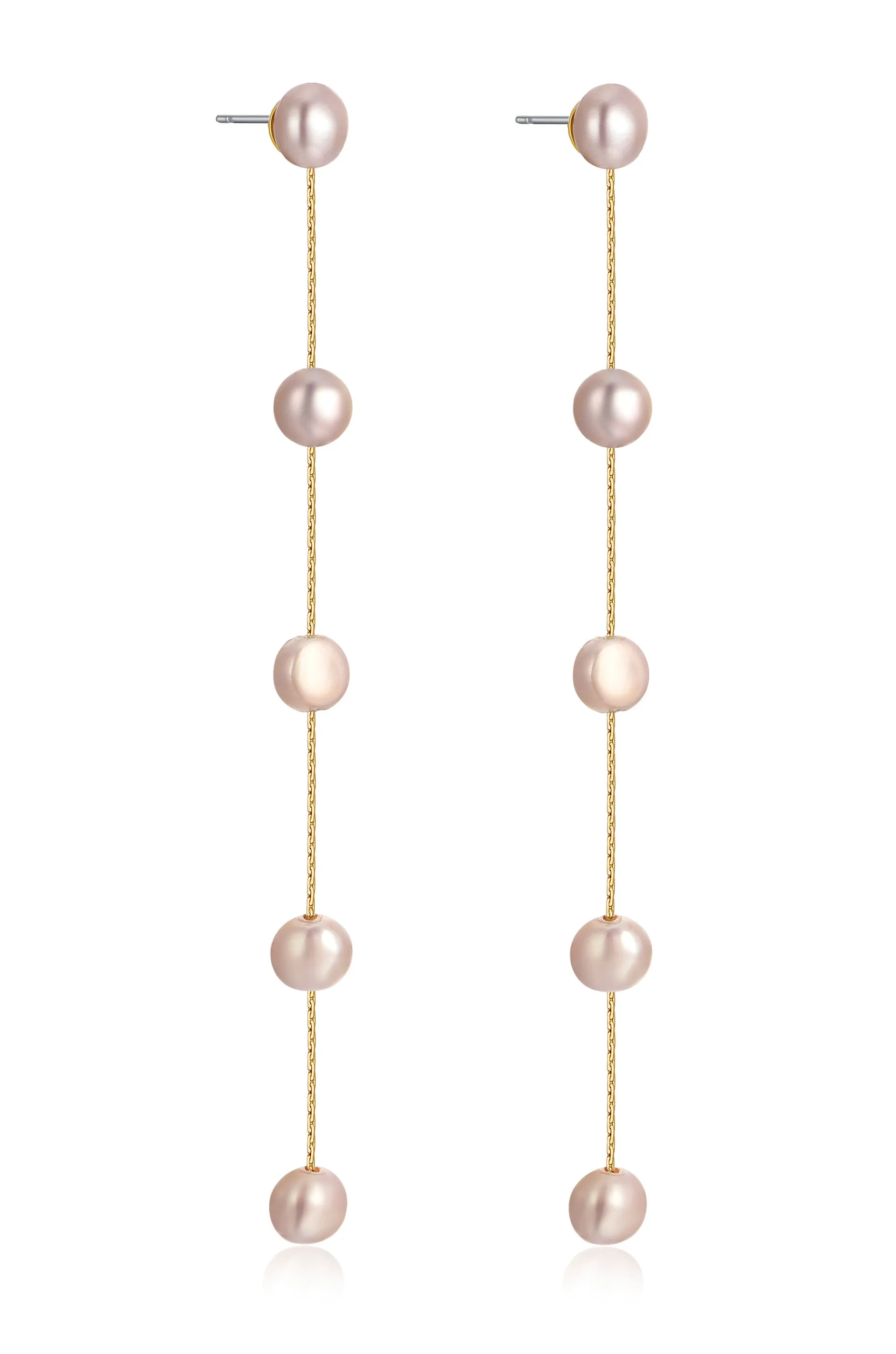 Dripping Pearl Delicate Drop Earrings