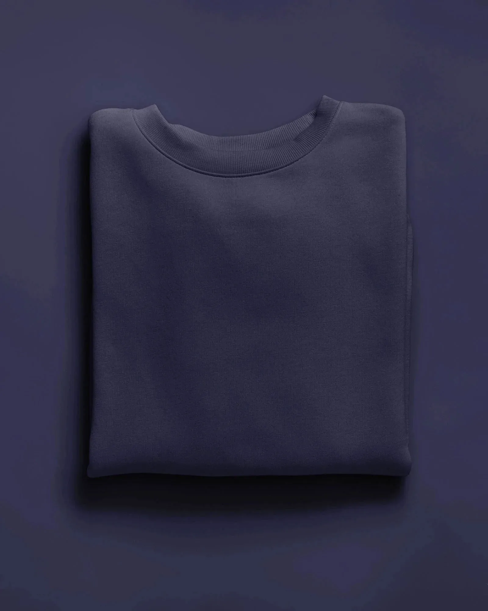 Drop Shoulder Sweatshirt: Midnight Navy