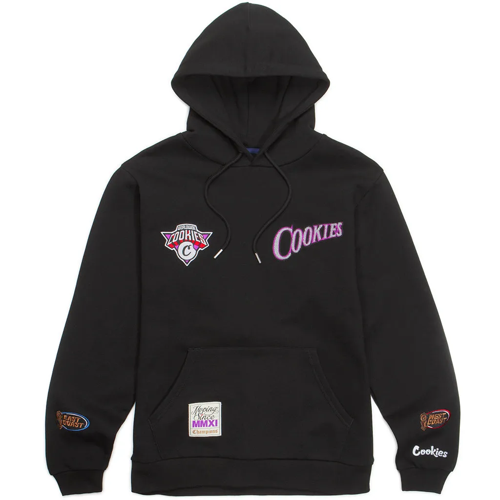 Full Clip Pullover Hoodie with Applique