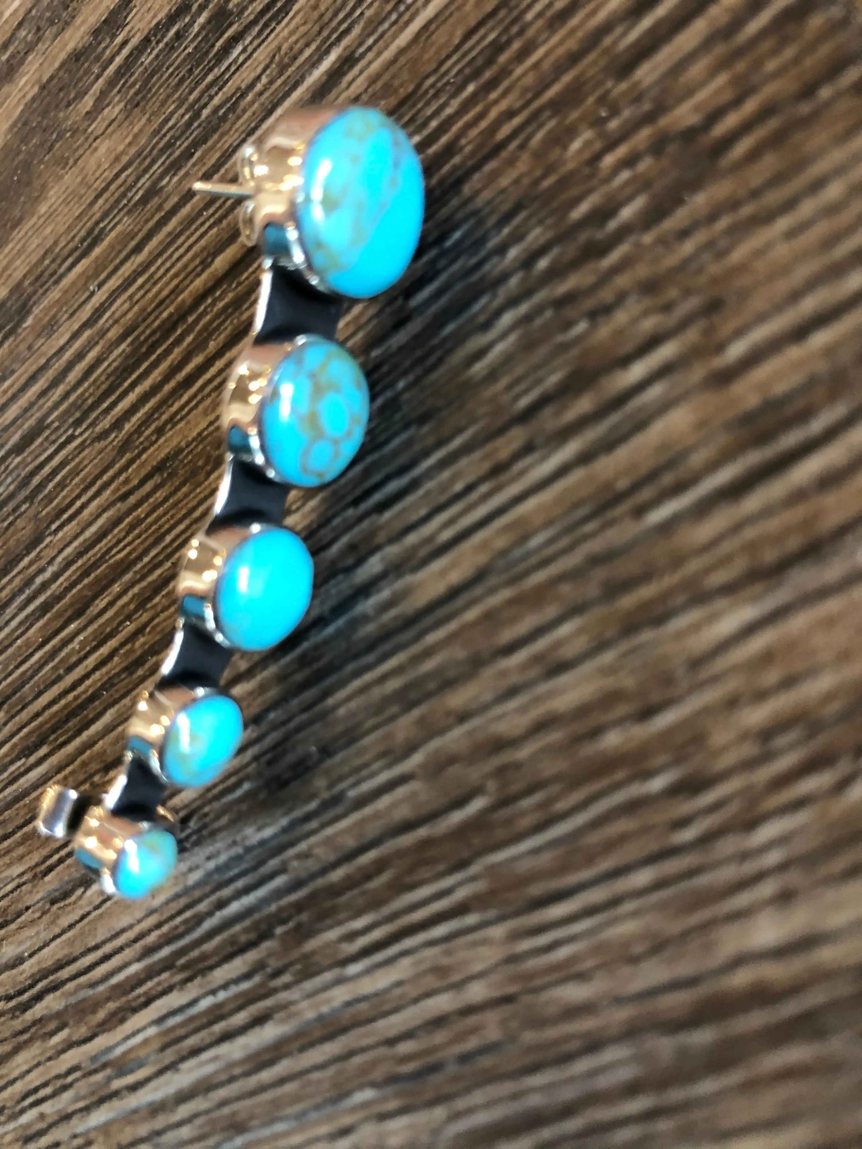 Genuine Kingman Turquoise Ear Crawler