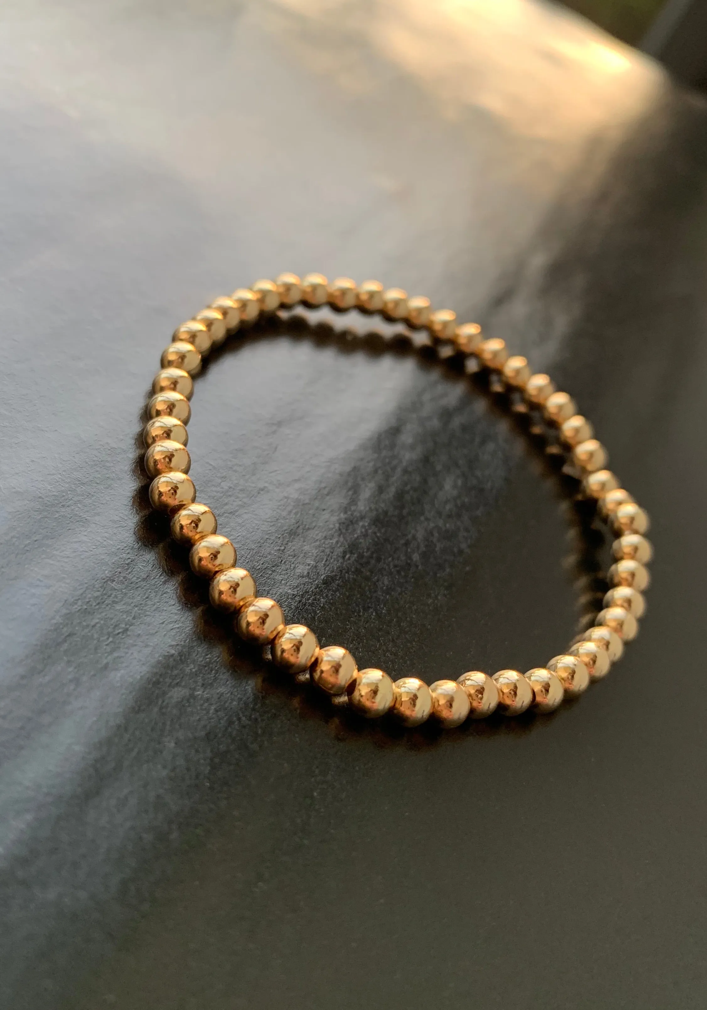 Gold Plated Beaded Bracelets