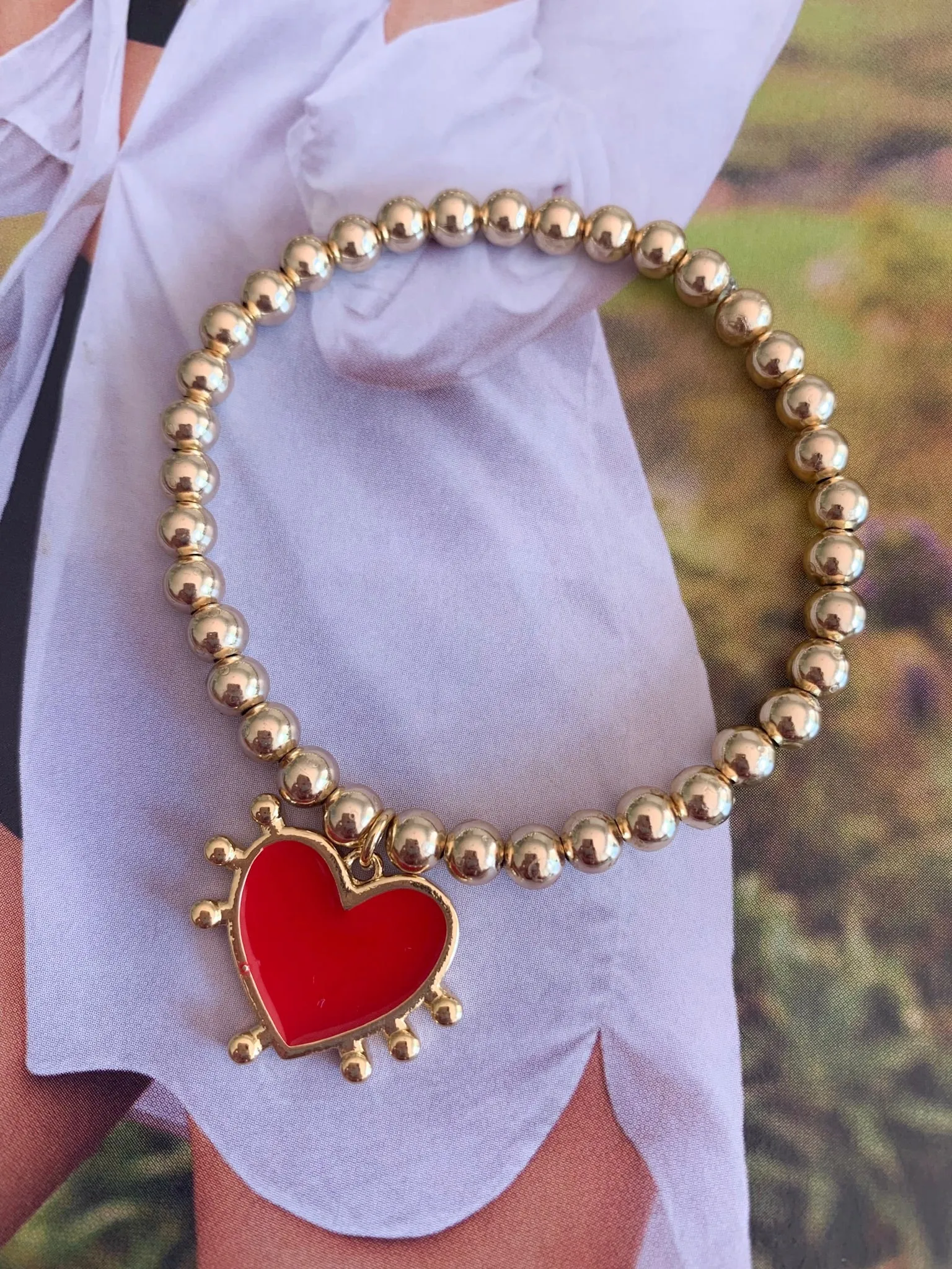 Gold Plated Beaded Bracelets