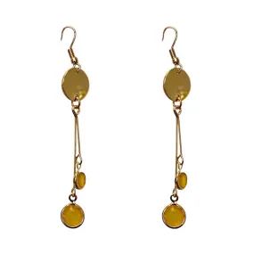 Gold-Tone Drop Earrings