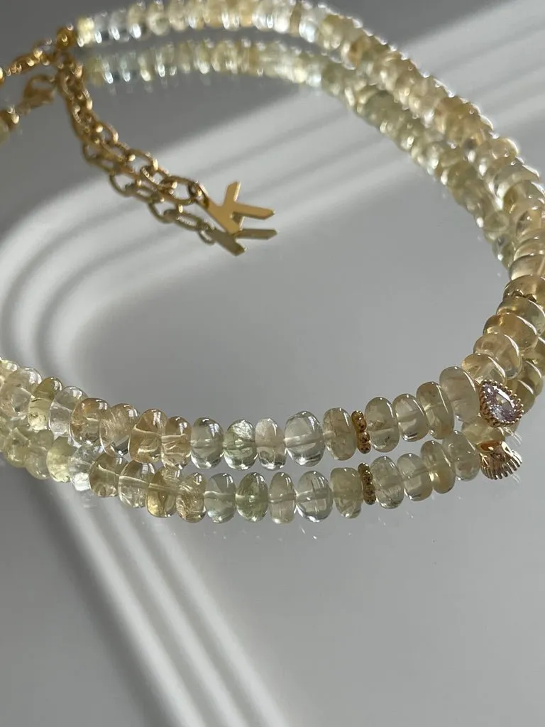 Gota Citrine Necklace