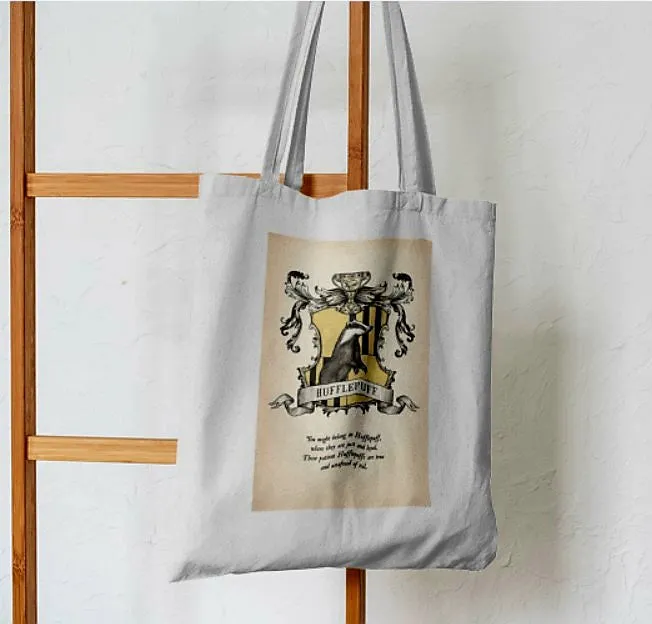 Harry Potter Hufflepuff Sigil Tote Bag