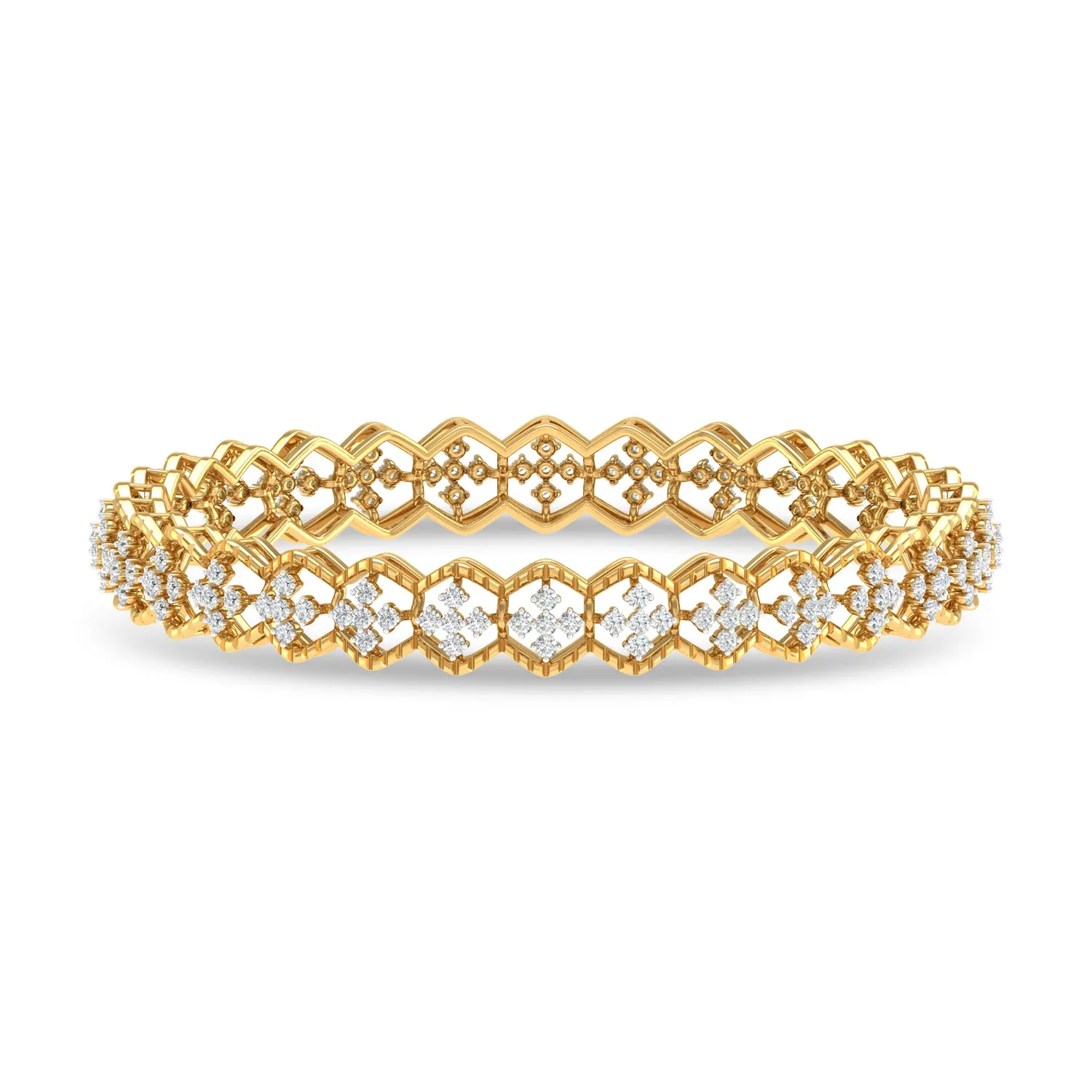 Hexagonal Bangle