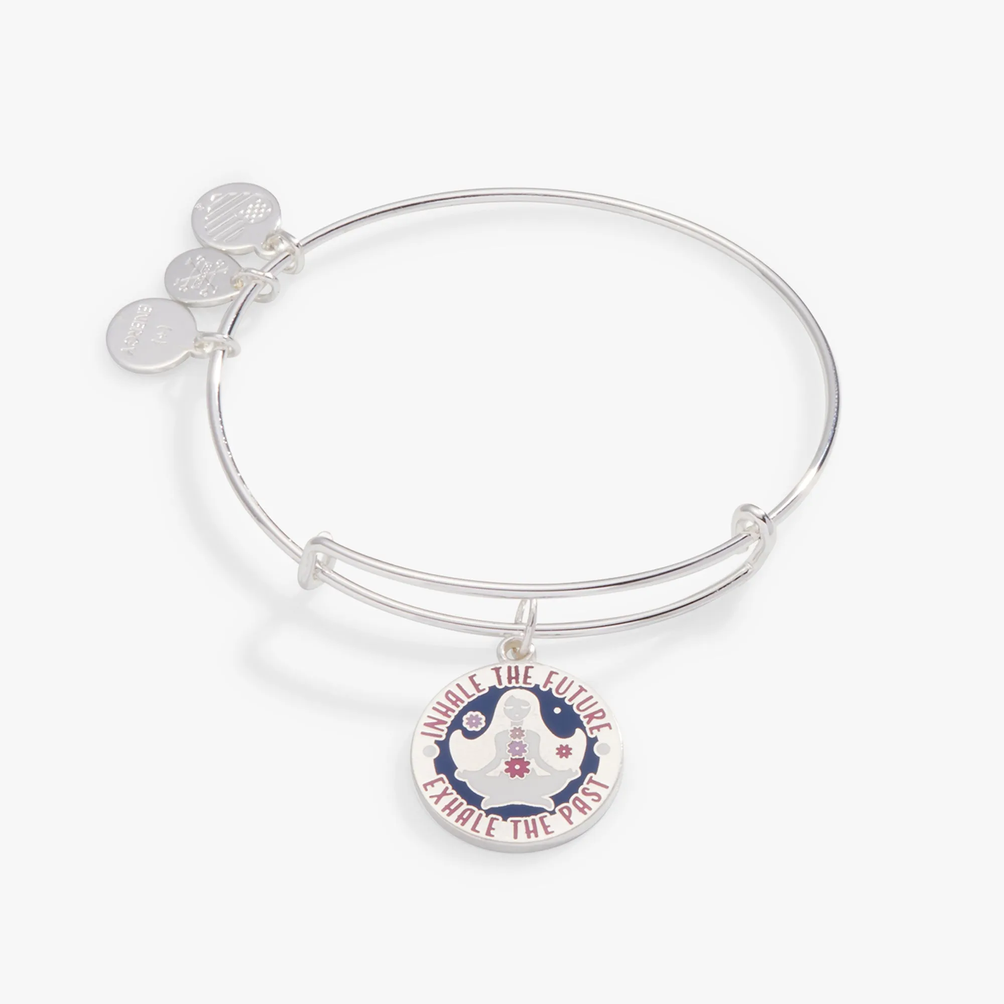 'Inhale the Future' Charm Bangle Bracelet