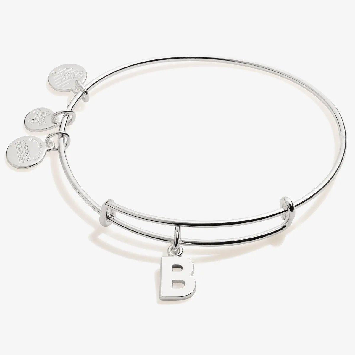 Initial B Charm Bangle