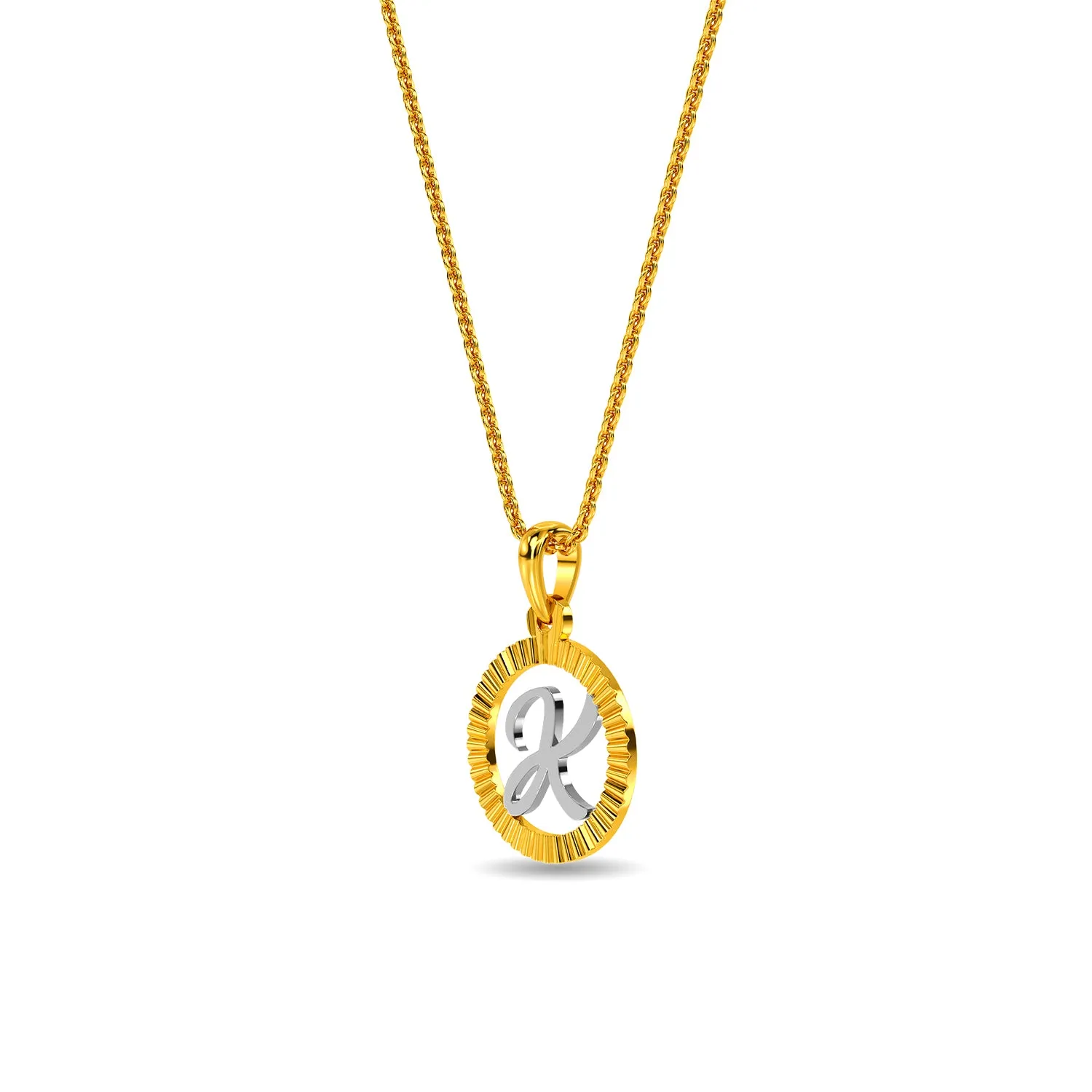 Initial K Pendant