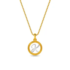 Initial K Pendant