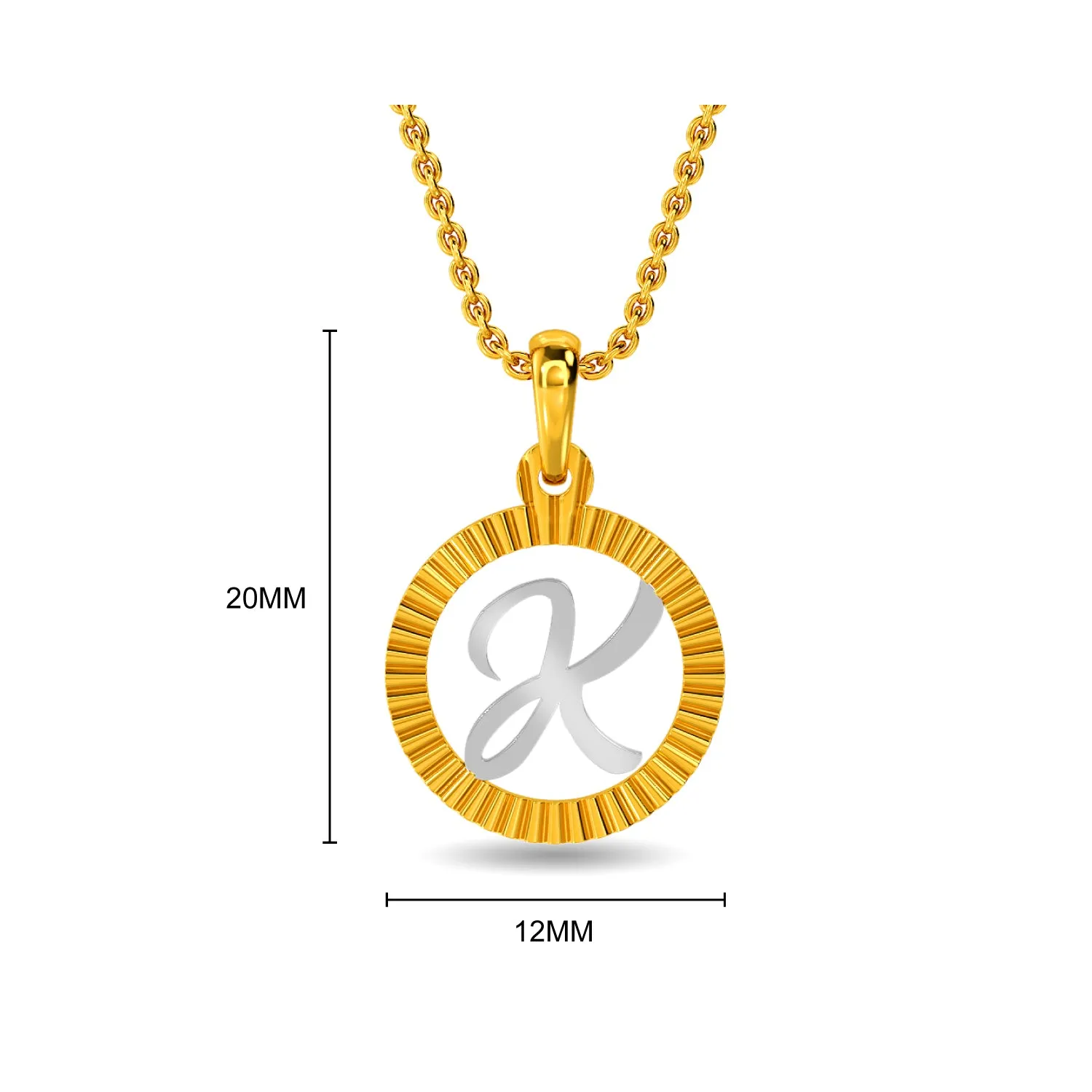 Initial K Pendant