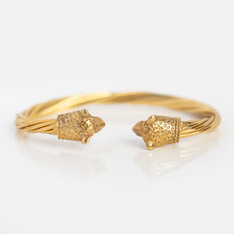 Jaguar Gold Bangle