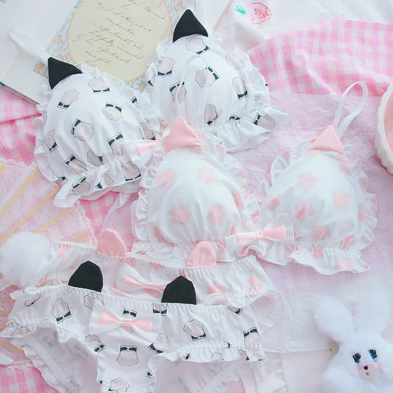 Kawaii Cat's Ear Lingeries Set AD210061