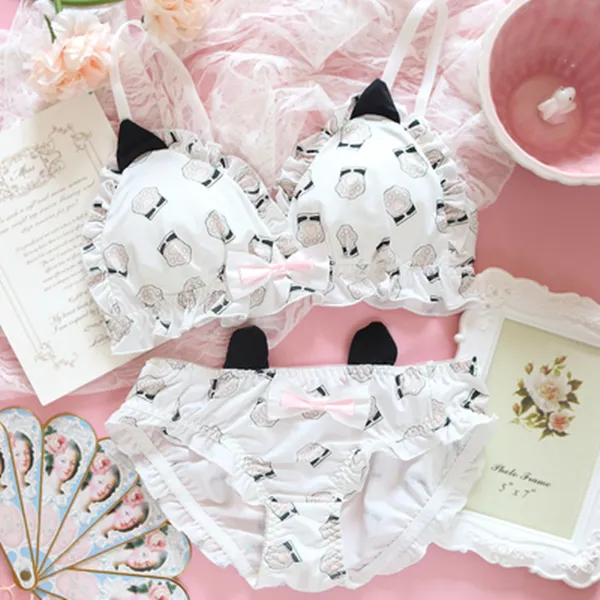 Kawaii Cat's Ear Lingeries Set AD210061